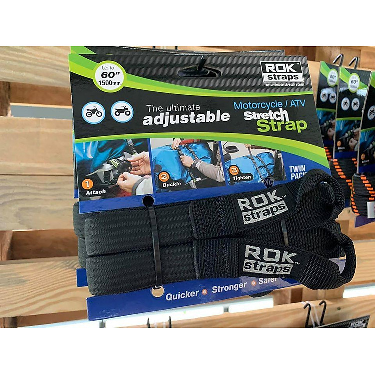 Bộ dây ràng hành lý Rokstraps STRAP IT - Touratech , 45 cm- 150 cm