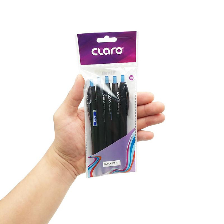 Bút Bi Claro Black Jet RT 0.7 mm (5 chiếc) - Ảnh 6