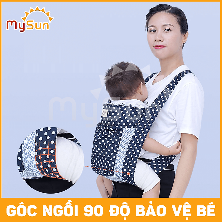 Mua Đai địu vải MySun cho trẻ sơ sinh Chính hãng Ưu đãi - Hình ảnh 5