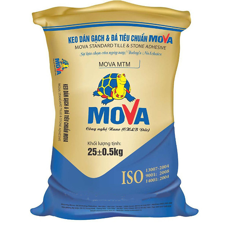 Mova MTM - Keo dán gạch, đá chất tiêu chuẩn