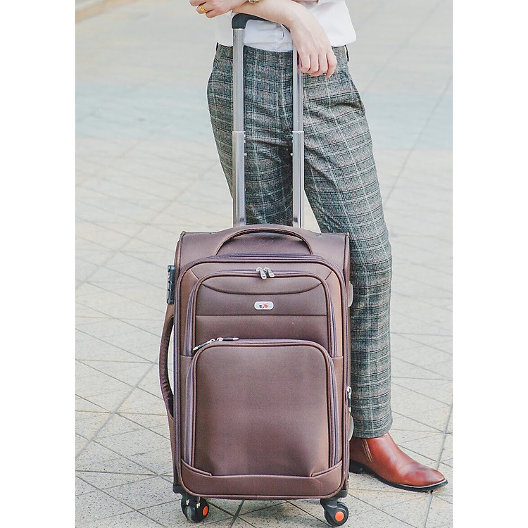 Vali Vải Cao Cấp 020 - Nâu - Size 20