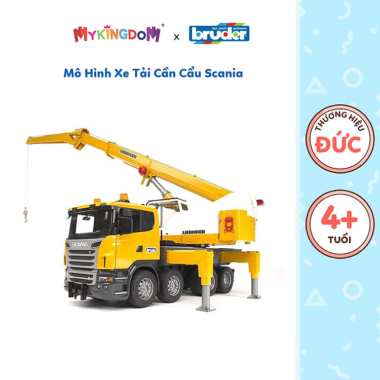 Mua tại MyKingdom: Mô Hình Xe Tải Cần Cẩu SCANIA 1:16 - Ngập tràn khuyến mãi