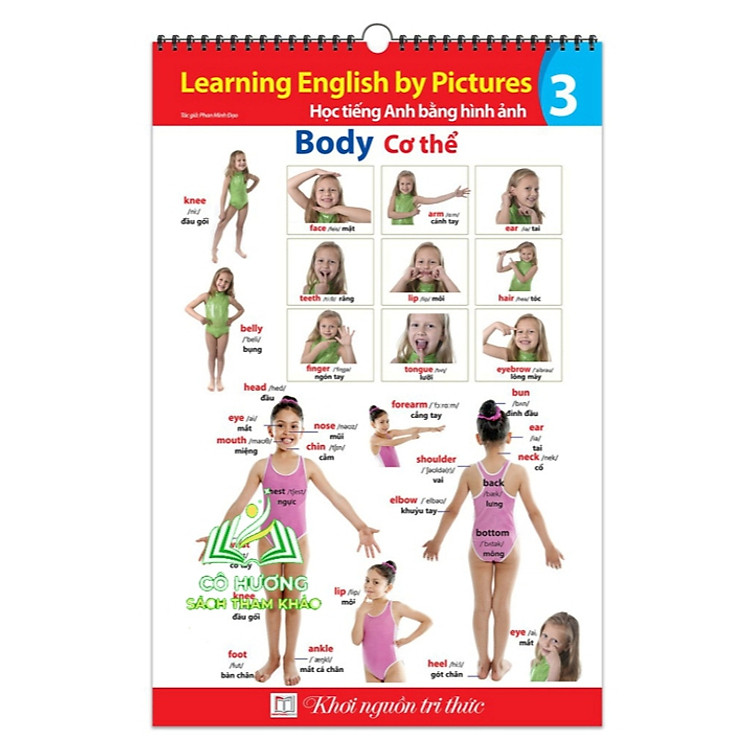 Sách - Tranh treo tường - Học tiếng Anh bằng hình ảnh tập 3