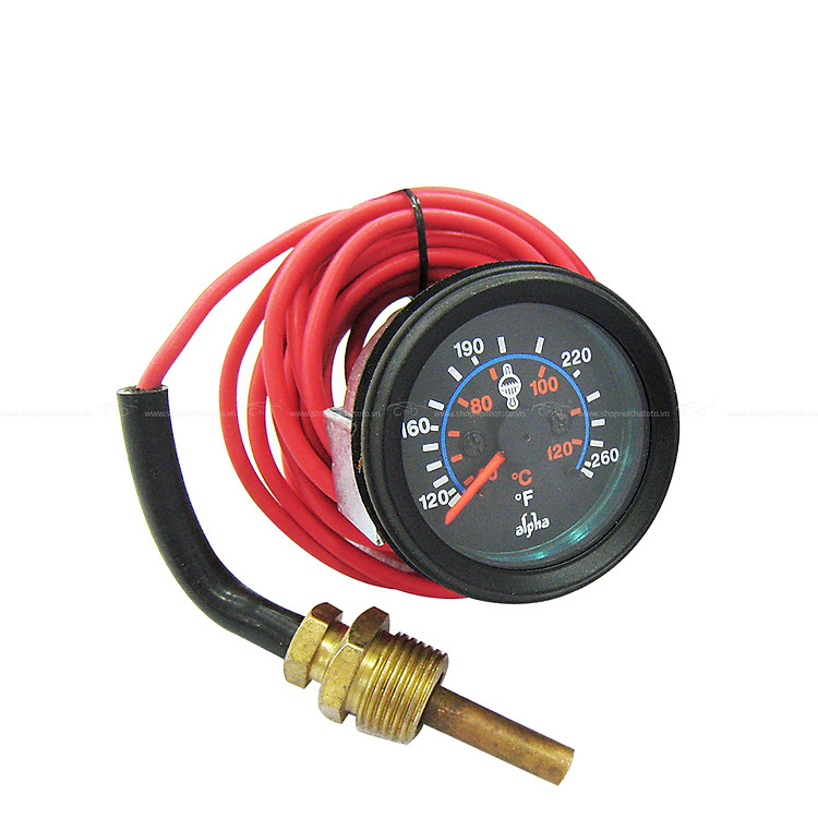 Đồng Hồ Đo Nhiệt Độ Nước Làm Mát CIND Alpha 300108 Dây 1.8m