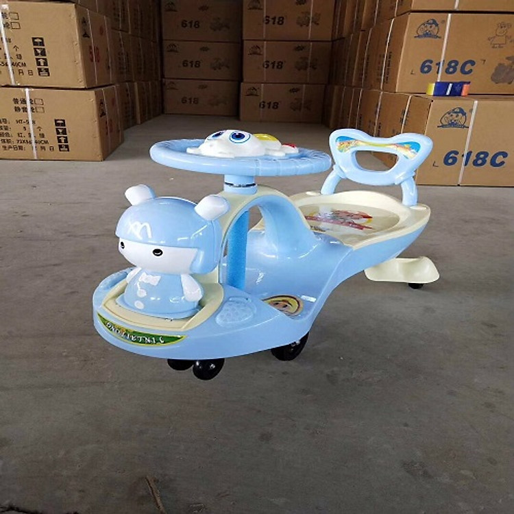 Xe lắc hình thú cho bé yêu (giao màu ngẫu nhiên cho bé gái )