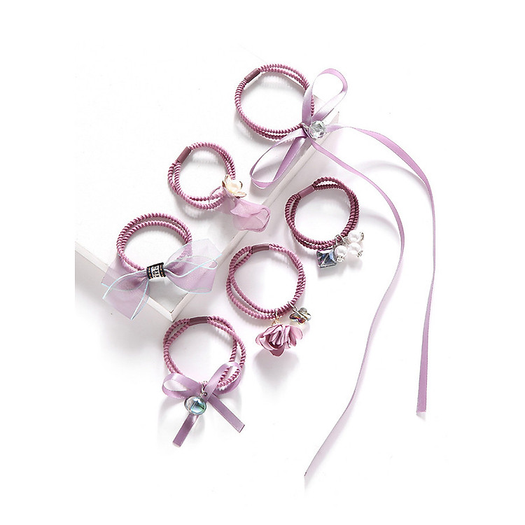 Phụ kiện tóc nữ set 6 cột tóc Hàn quốc - 039-043