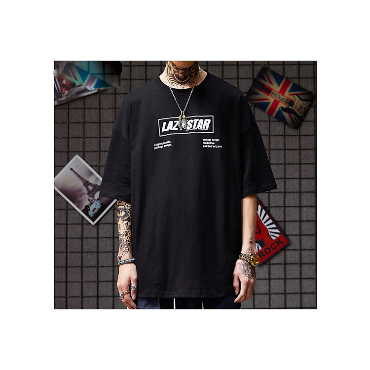 Áo thun unisex nam hoạ tiết ASALA phông rộng UX-15