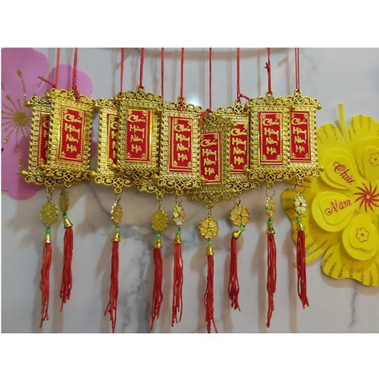 Trang trí ngày tết, trang trí treo cây đào, cây mai ngày tết