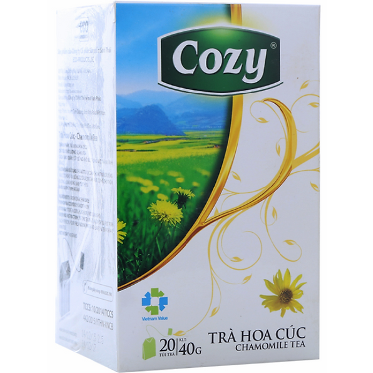 Hộp 20 Gói Trà Hoa Cúc Cozy (2g / Gói)