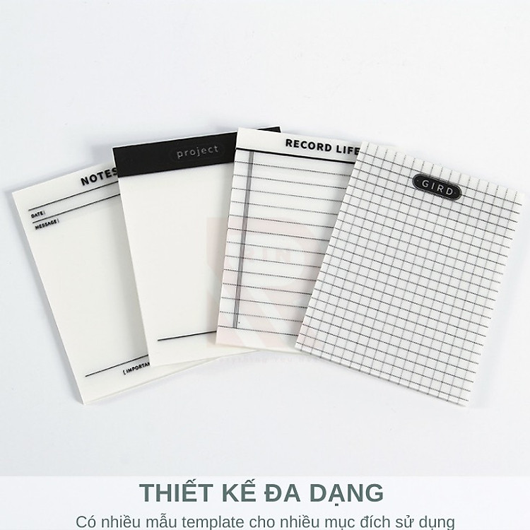 Giấy Note Trong Suốt (95x70mm) - Xanh Dương Nhạt - Ảnh 7