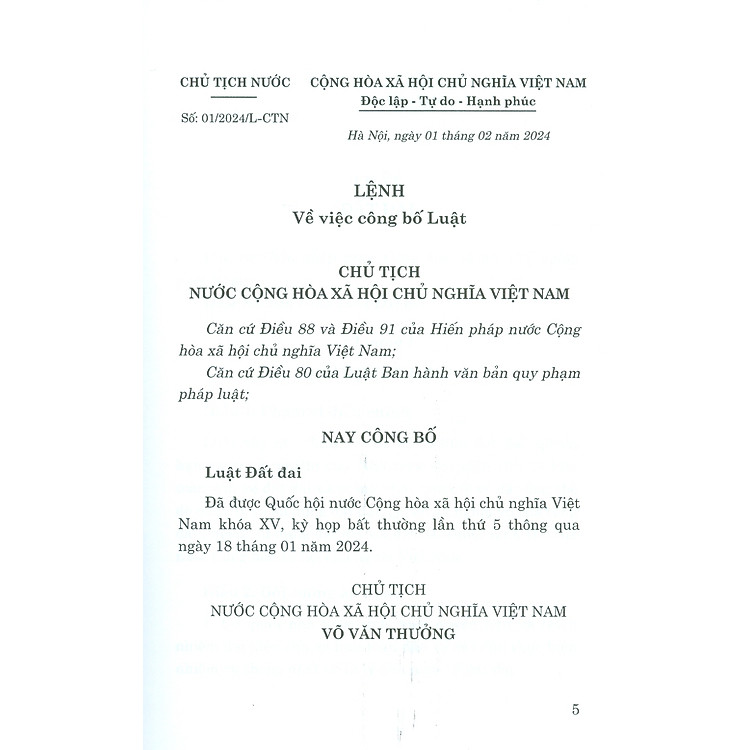 Luật Đất Đai (Sửa đổi, bổ sung năm 2024) - Ảnh 3