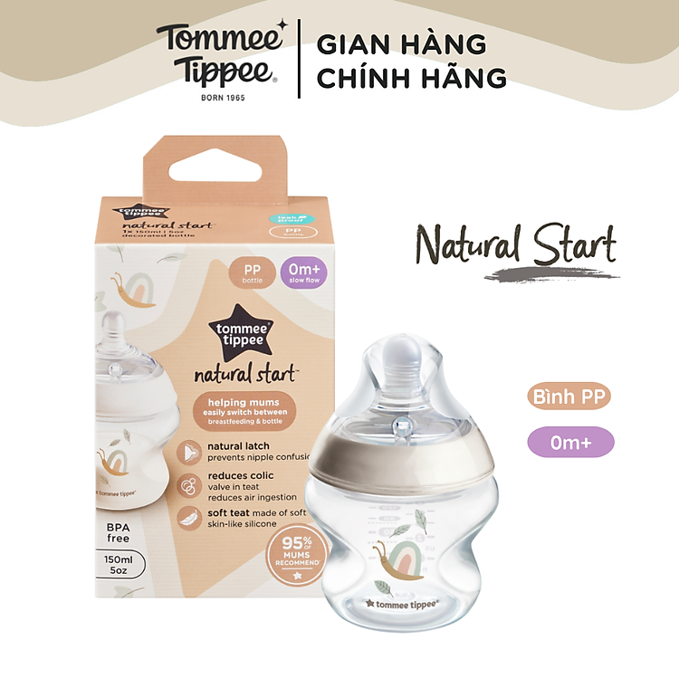 Bình Sữa PP Tommee Tippee 150ml Chính hãng Giá tốt