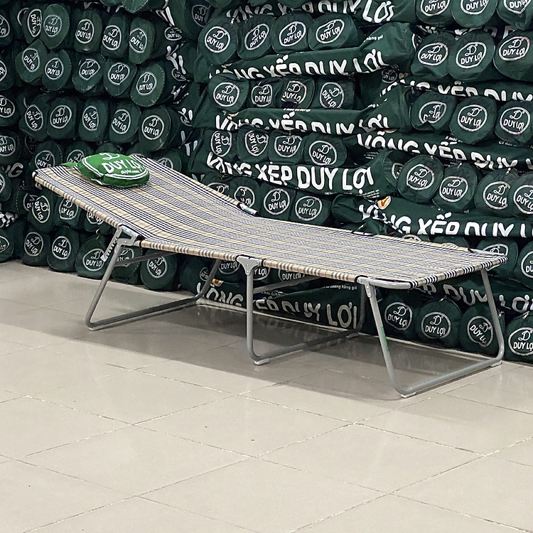 GHẾ - GIƯỜNG XẾP DUY LỢI THÉP CHÂN DÀI (TẶNG 10 MÓC ÁO KÉP NHỰA CAO CẤP DUY LỢI)