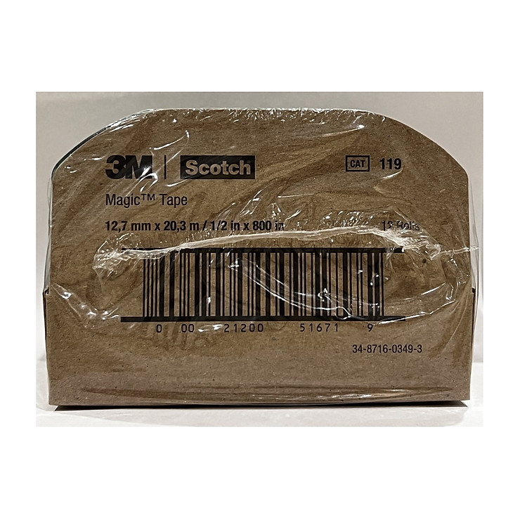 Băng dính kì diệu Scocth 3M 119 (20,3mm x 11,4m) - Ảnh 4
