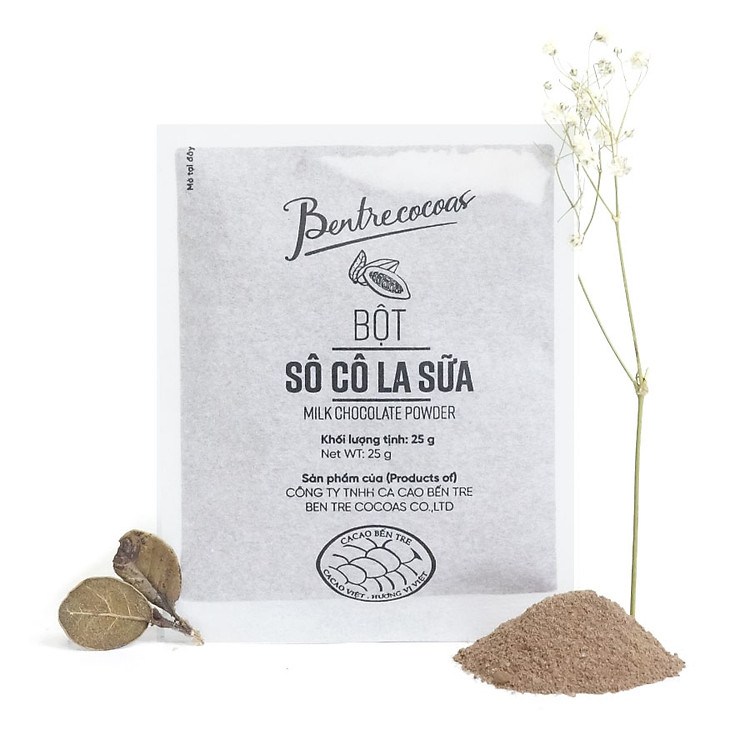 Bột socola sữa Bentrecocoas (gói 25g)