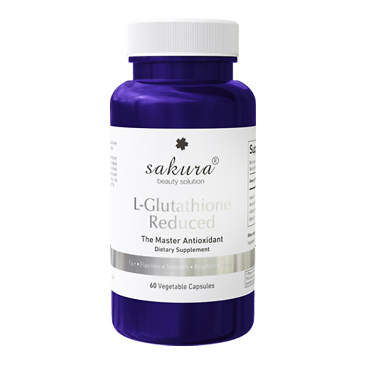 Thực Phẩm Chức Năng Viên Uống Trắng Da Sakura L-Glutathione Reduced (60 Viên)