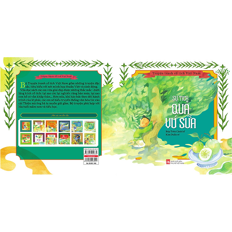 Truyện Tranh Cổ Tích Việt Nam - Truyện Mai An Tiêm/ Thạch Sanh/ Cậu bé Tích Chu/ Chú Cuội/ Cây tre trăm đốt - Ảnh 2