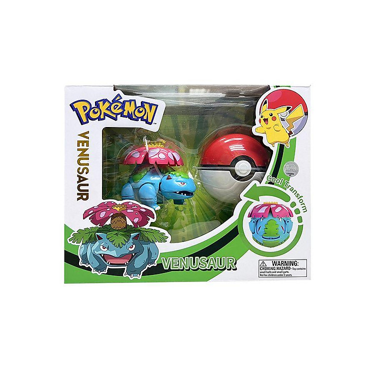 Mua Bóng Pokemon Biến Hình Venusaur ZC8903E Chính hãng Giá rẻ - Hình ảnh 5