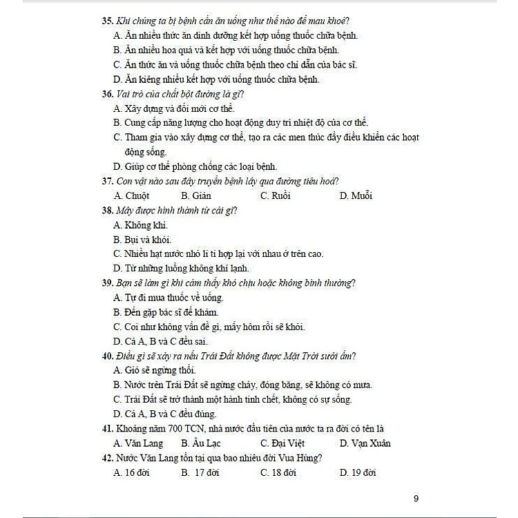 Bài Tập Dành Cho Học Sinh Thi Trạng Nguyên Nhỏ Tuổi Lớp 4 - Ảnh 6