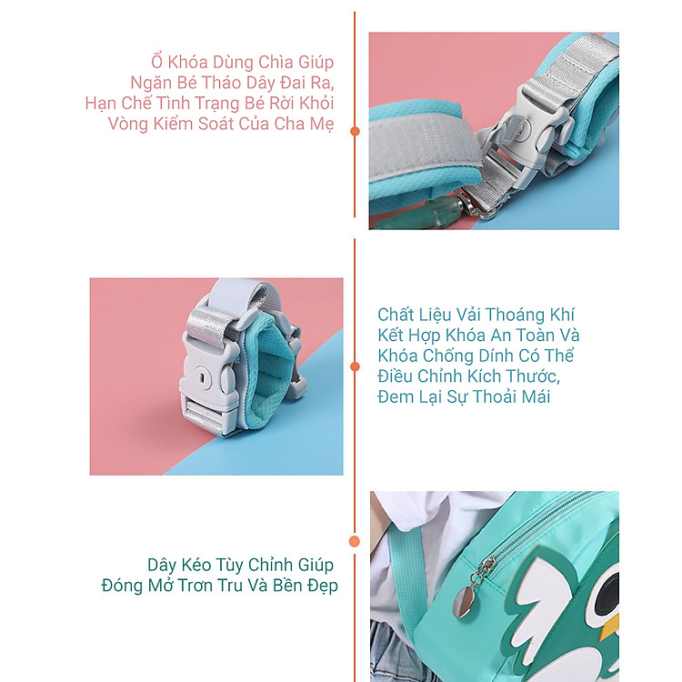 Dây Đai Chống Lạc KUNBE Cú Mèo Chính hãng Giá rẻ - Hình ảnh 5