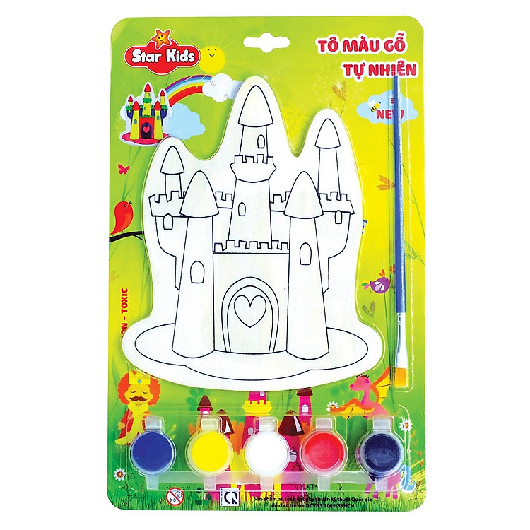 Đồ Chơi Trẻ Em - Bộ Tô Gỗ Lâu Đài Thần Tiên K209