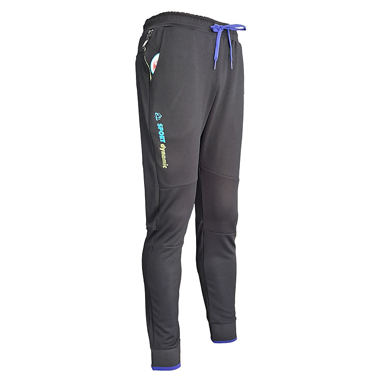 Quần Thể Thao Kháng Khuẩn Cửu Long Jogger Đ-X - Đen + Tặng Vớ Nam Màu Sắc Ngẫu Nhiên