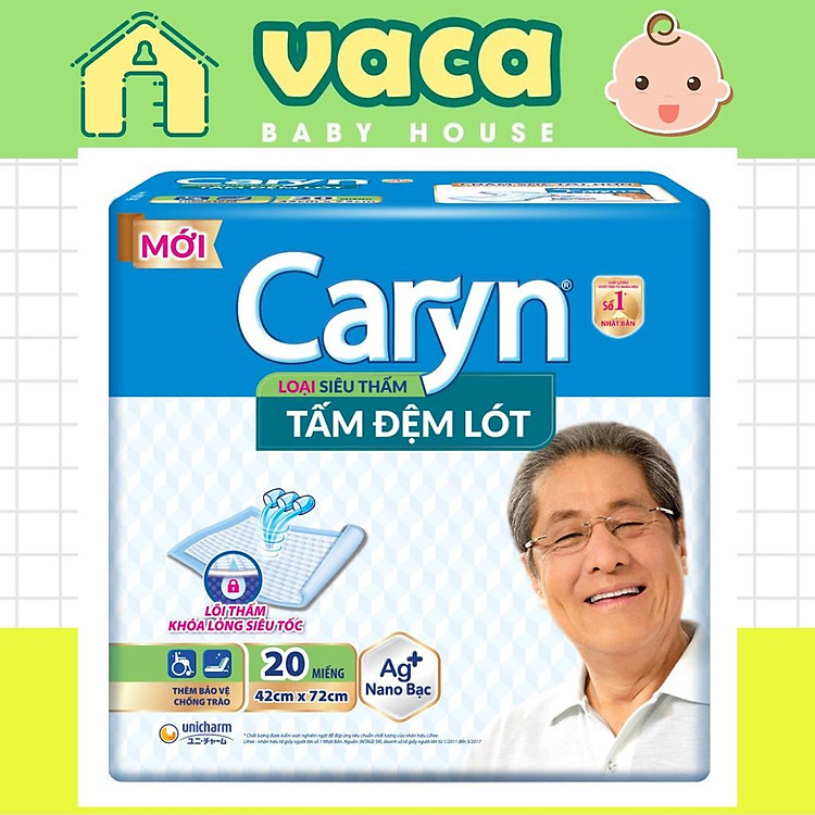 Mua Tấm Đệm Lót Siêu Thấm Caryn 20 Miếng Chính hãng Ưu đãi