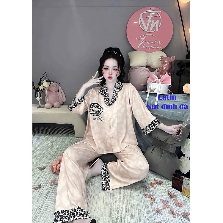 Bộ Đồ Ngủ Lụa Việt Nam Nhiều Mẫu Tay Dài Quần Dài Xinh Xắn