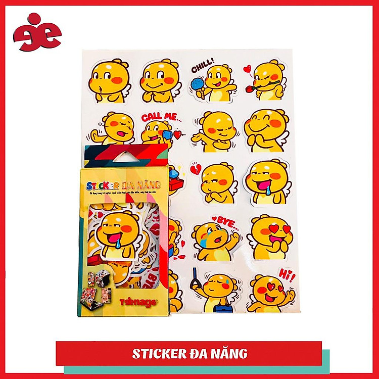 Sticker đa năng CTE 008 ngộ ngĩnh đáng yêu 005 -(40 hình)