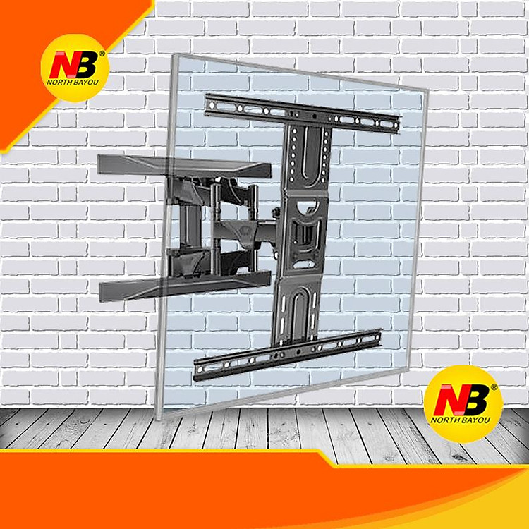 Giá treo ti vi có tay kéo XOAY TRÁI PHẢI NBP6- 2021 cho ti vi 45 -75 inch (Northbayou VIỆT NAM phân phối chính hãng )