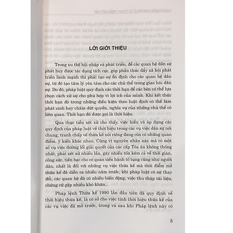 Thời Hiệu, Thừa Kế Và Thực Tiễn Xét Xử (Tái bản lần thứ nhất, có sửa đổi, bổ xung) - Ảnh 4