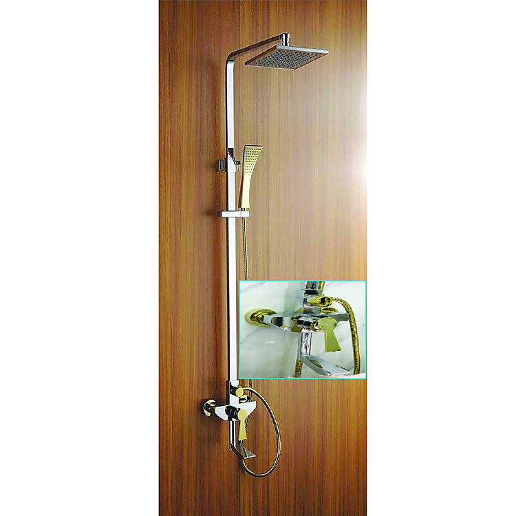 Sen cây nóng lạnh đồng mạ crom niken vàng cao cấp Juno sofa Teady SCCT-218 3 chế độ