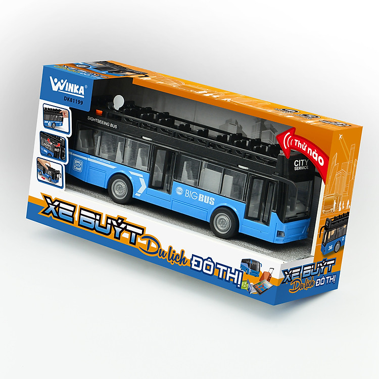 Mua Đồ Chơi Xe Buýt Du Lịch Duka DK81199 Chính hãng Ưu đãi - Hình ảnh 2
