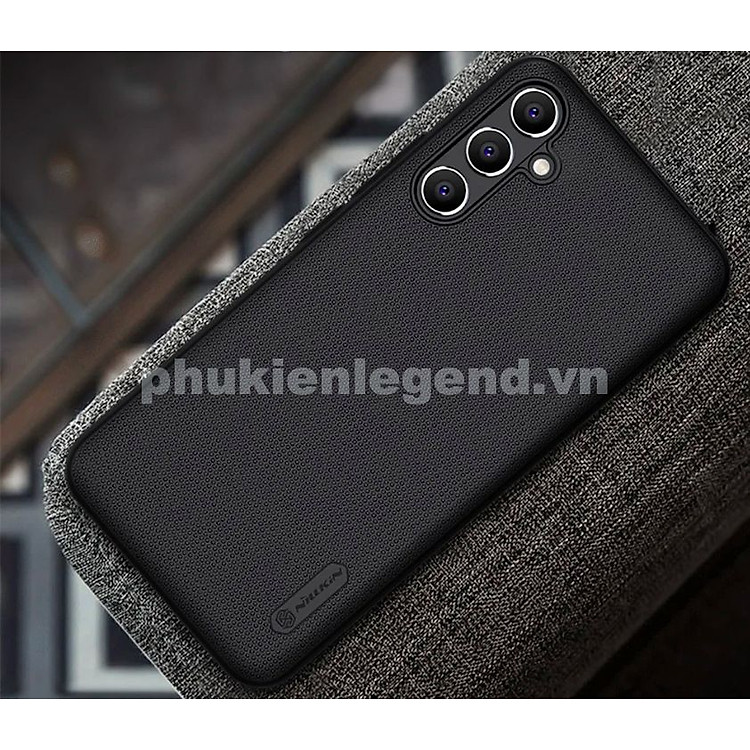 Ốp Lưng Sần chống sốc cho Samsung Galaxy A57 , A37 hiệu Nillkin Super Frosted Shield (Đính kèm giá đỡ hoặc miếng dán từ tính) - Hàng Chính Hãng