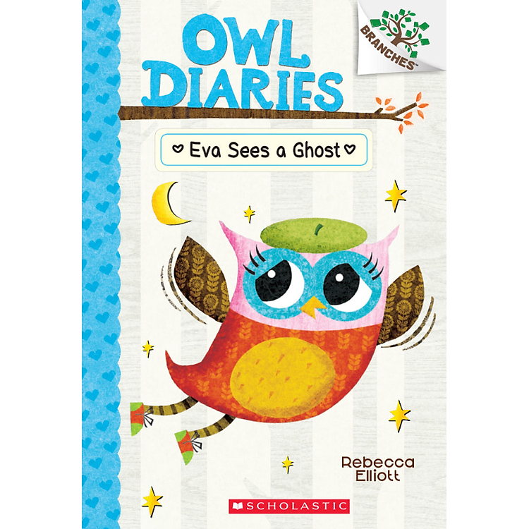 Sách ngoại văn: Eva Sees a Ghost: A Branches Book (Owl Diaries #2)