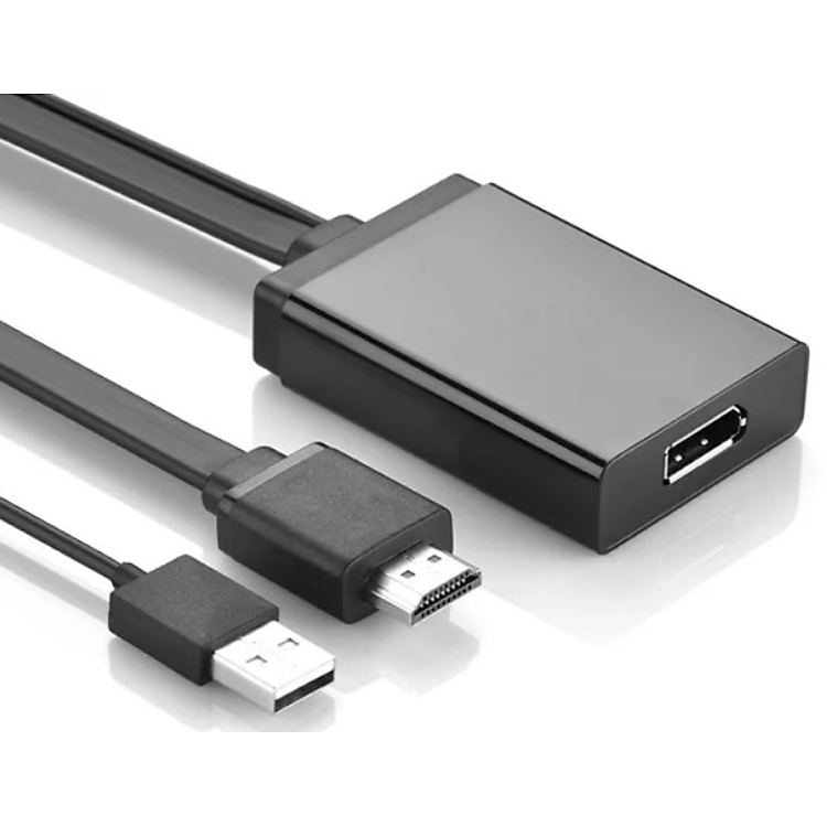 Cáp chuyển HDMI sang Displayport Ugreen 40238 hỗ trợ 4K 30Hz - Hàng chính hãng