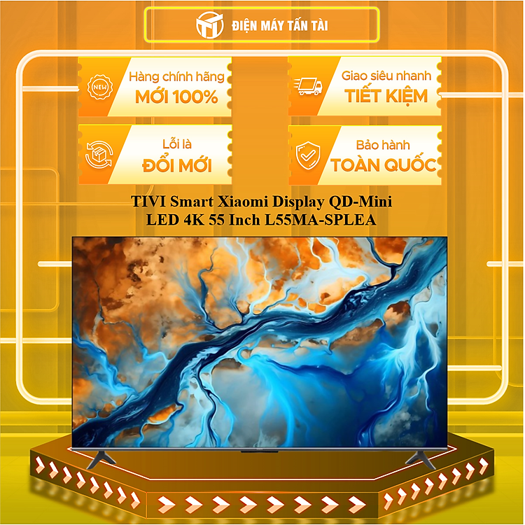 Smart TIVI Xiaomi Display QD-Mini LED 4K 55 Inch L55MA-SPLEA - HÀNG CHÍNH HÃNG - CHỈ GIAO HCM
