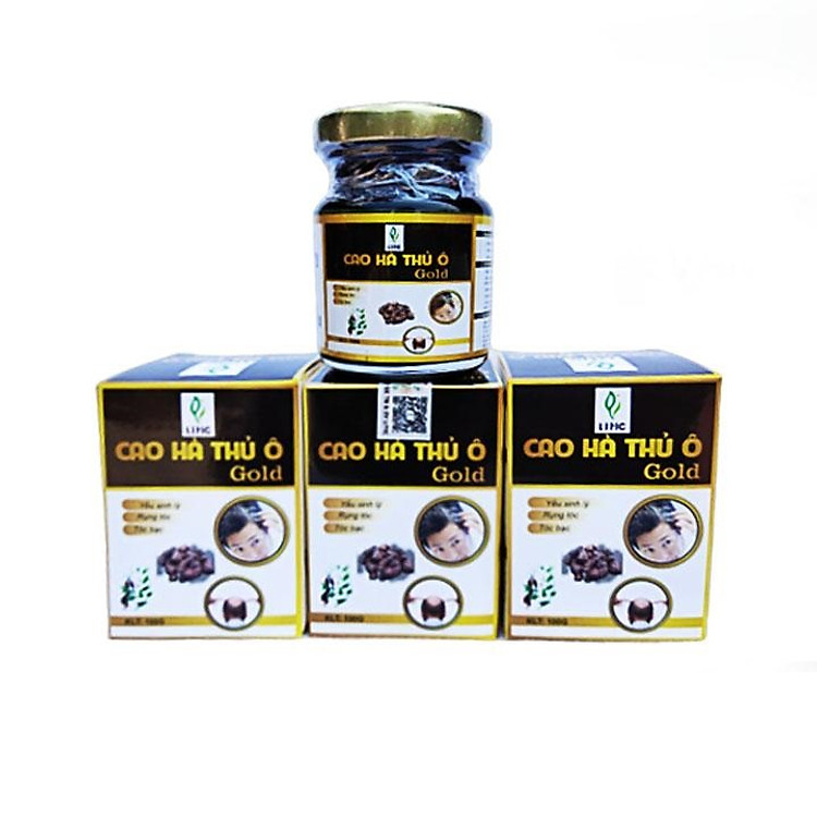 Hà thủ ô 100g , cao hà thủ ô cho người bạc tóc , hói đầu LITIC