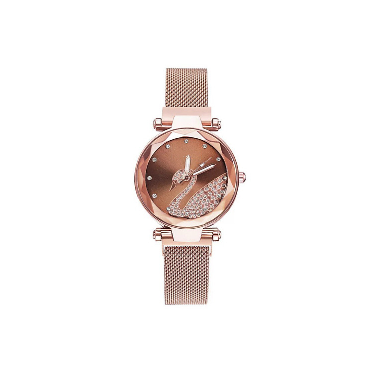 Đồng hồ đeo tay nữ dây nam châm thiên nga cực đẹp DH94