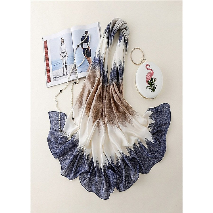 Khăn Choàng Lụa Tổng Hợp -Size 90cm X 180cm