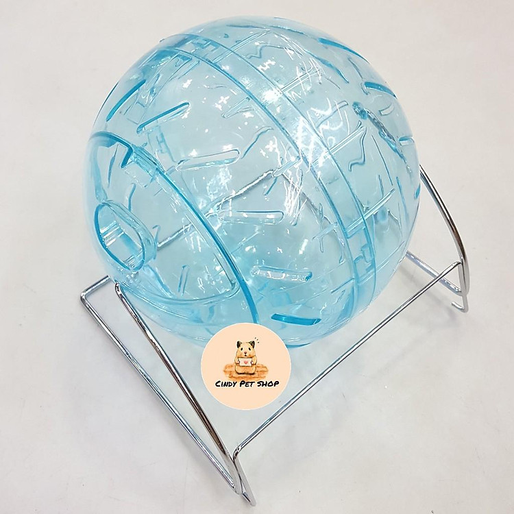Bóng chạy 4 in 1 mica màu trong suốt 14cm lăn chạy cho Hamster
