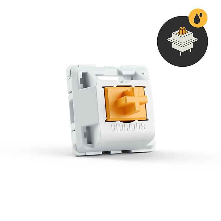 Switch cơ Glorious Panda - Lubed (36 switch) - Tactile - Hàng Chính Hãng