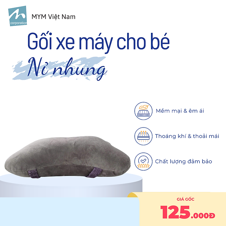Gối Đi Xe Máy Cho Bé MYM Chính hãng Giá rẻ - Hình ảnh 5