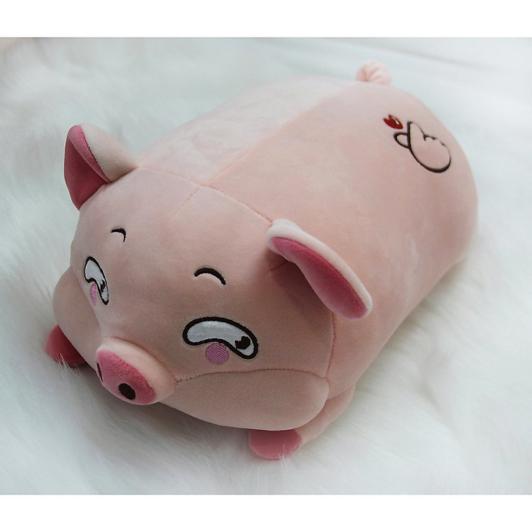 Gấu bông heo hồng liếc mắt dễ thương Chính hãng Giá tốt - Hình ảnh 3