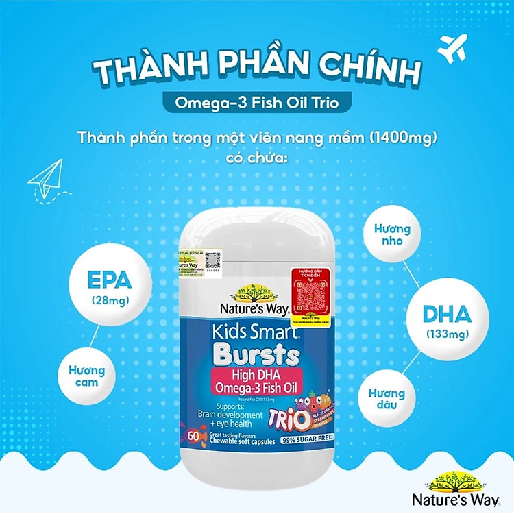 Nơi mua Viên nhai dầu cá DHA cho bé Tin cậy Giá tốt - Hình ảnh 2