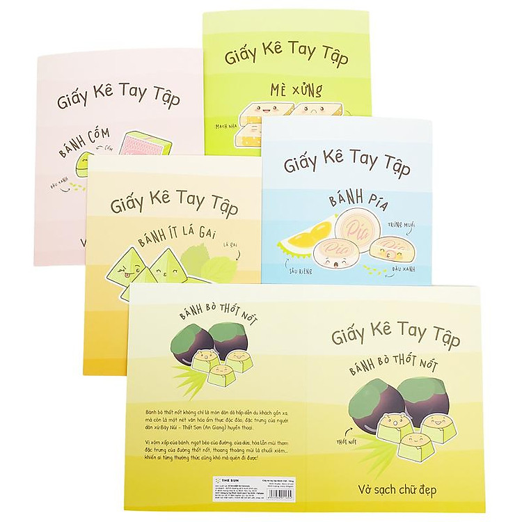 Giấy Kê Tay Tập Bánh Việt - The Sun - Màu Cam - Ảnh 6