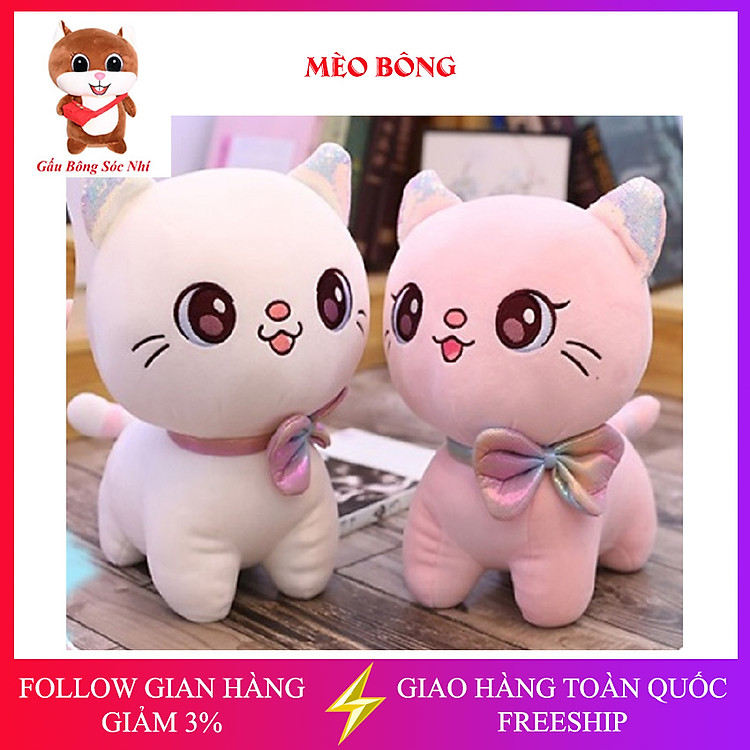 Tham Khảo tại ConCung: Mèo bông cao cấp cho bé - 35cm - Nhận ngay nhiều ưu đãi