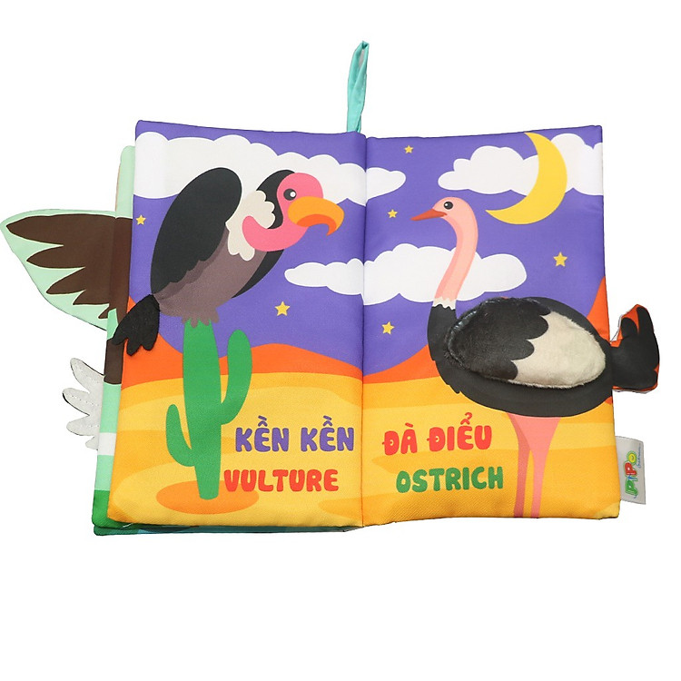 Mua Sách Vải Tương Tác Đuôi Con Vật Chính hãng Tiết kiệm - Hình ảnh 5