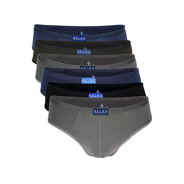 Combo 6 Quần Brief Nam Thun Giãn 4 Chiều Relax 6RL003