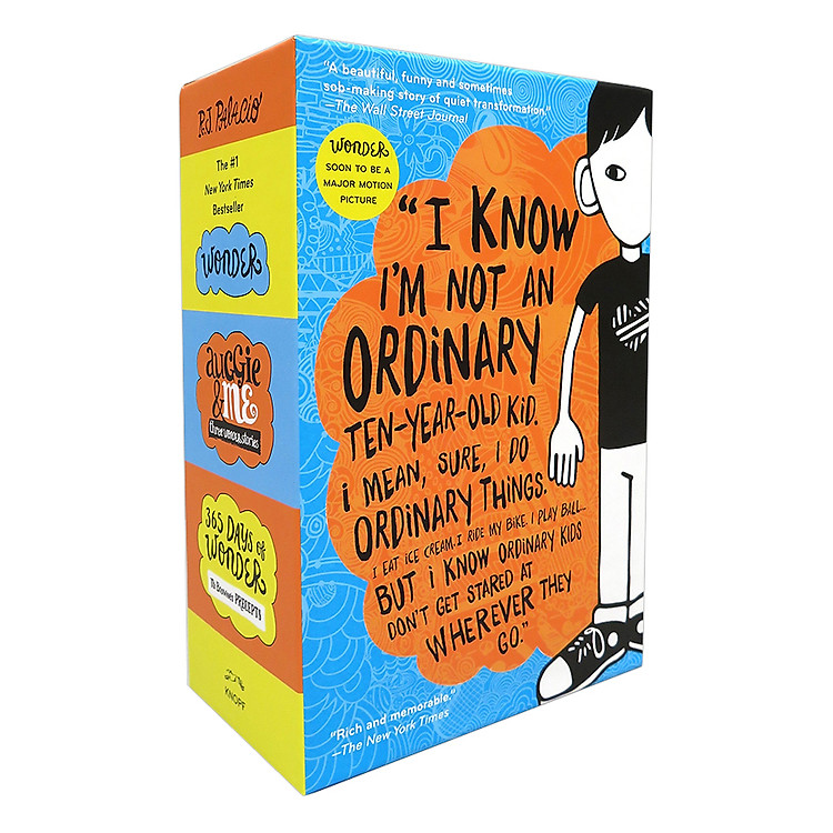 Sách Wonder, Auggie And Me, 365 Days Of Wonder Boxed Set
